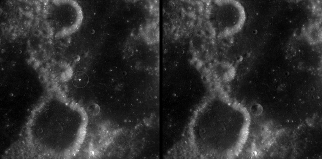 Un crater masiv a apărut recent pe Lună, după impactul unui obiect spațial