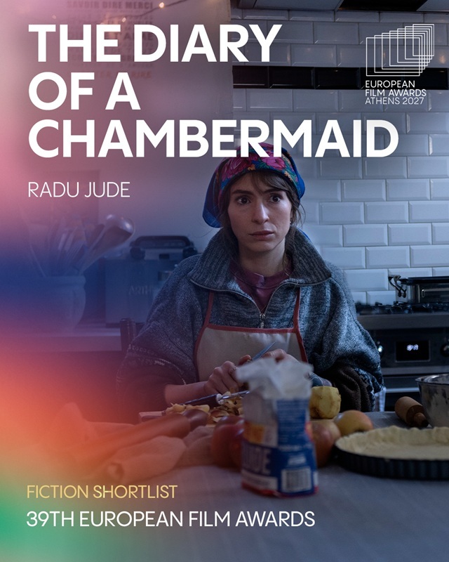 Noua producție a lui Radu Jude, „Jurnalul unei cameriste”, a fost inclusă în lista scurtă pentru European Film Awards 2027