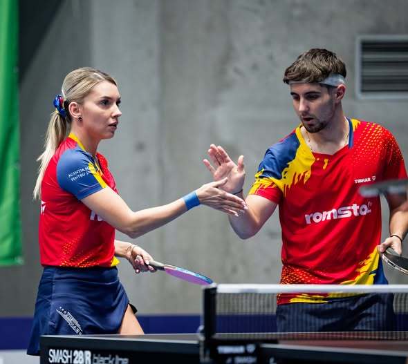 Tenis de masă: Eduard Ionescu și Bernadette Szocs au intrat în semifinale la Campionatul European din Slovenia