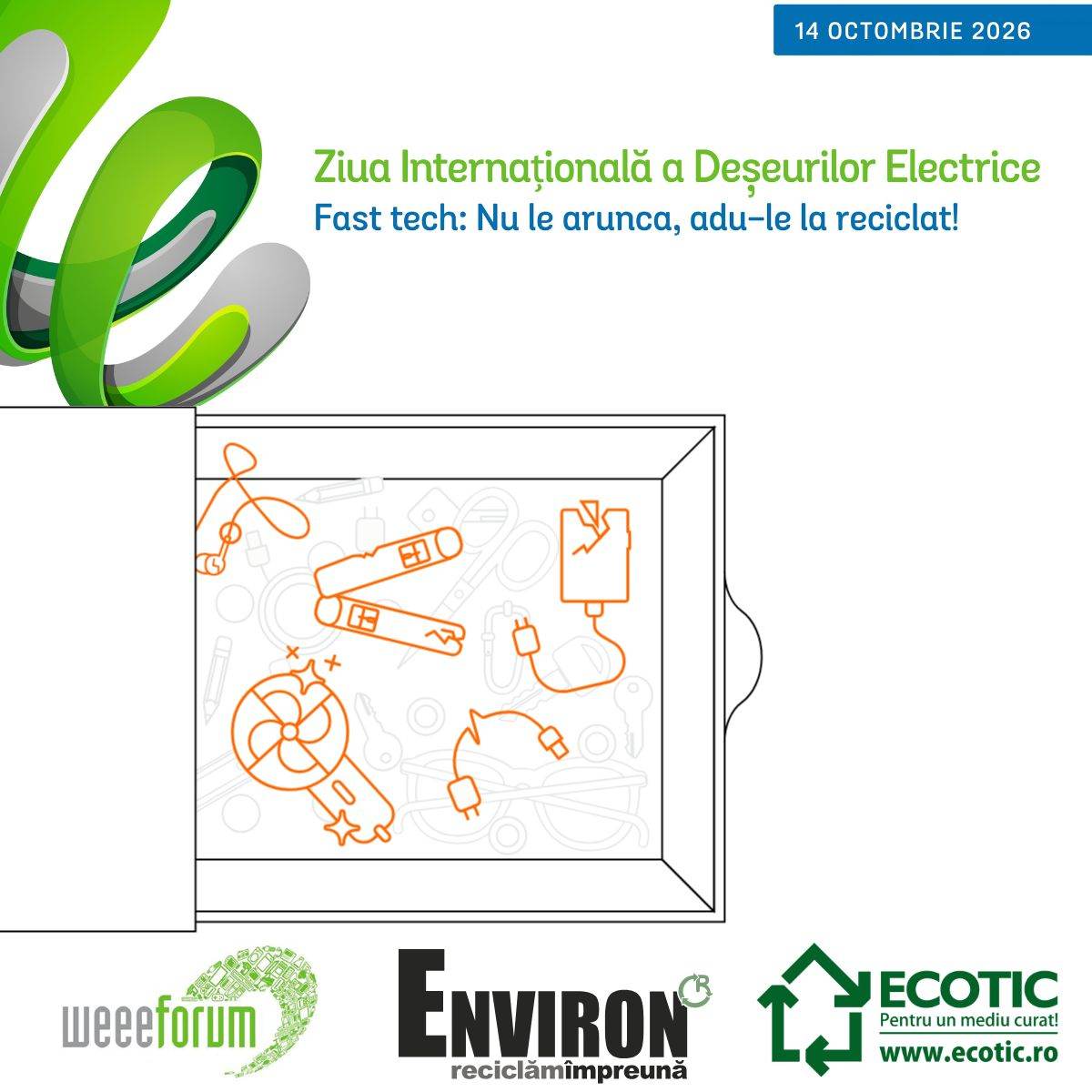 România ocupă locul al patrulea în Europa la achiziția de gadgeturi ieftine, dar este ultima la reciclare
