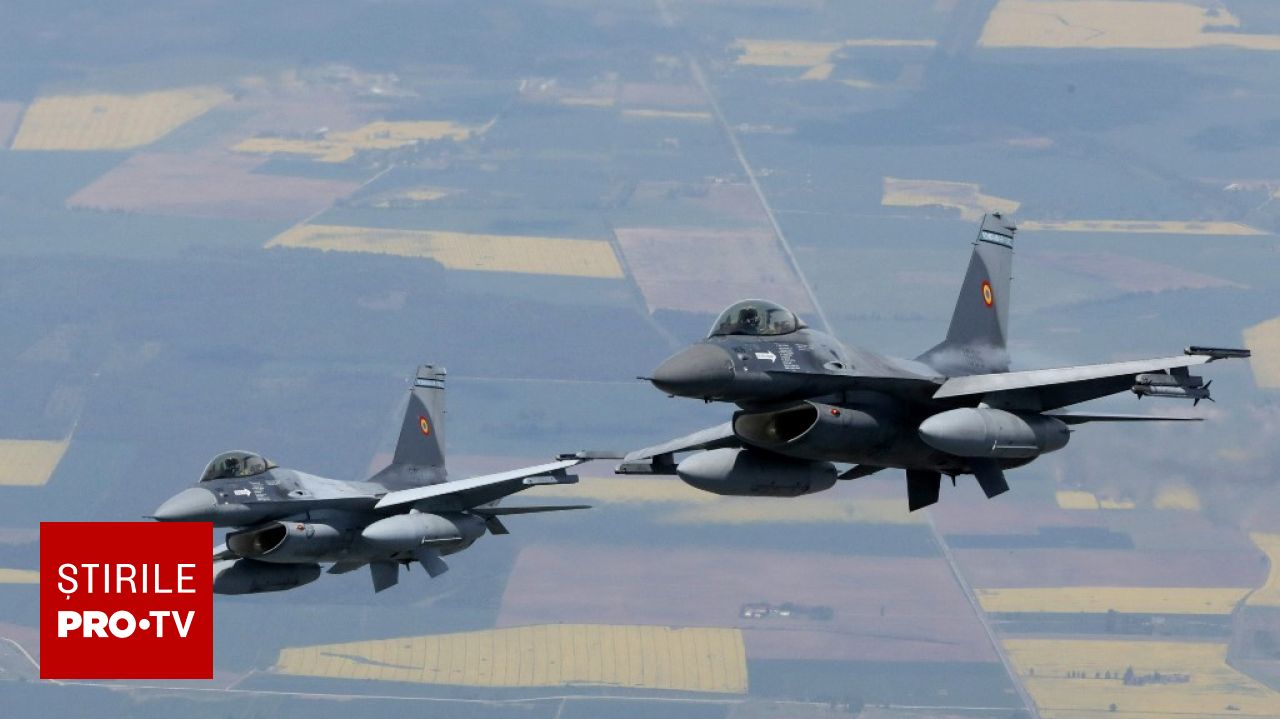 Dronă detectată în spațiul aerian al României: avioane F-16 au fost ridicate de la sol în Tulcea