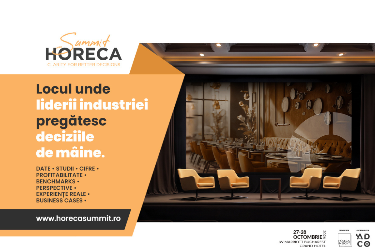 Horeca Summit 2026: Analiza schimbărilor în preferințele alimentare și a modului de funcționare al restaurantelor