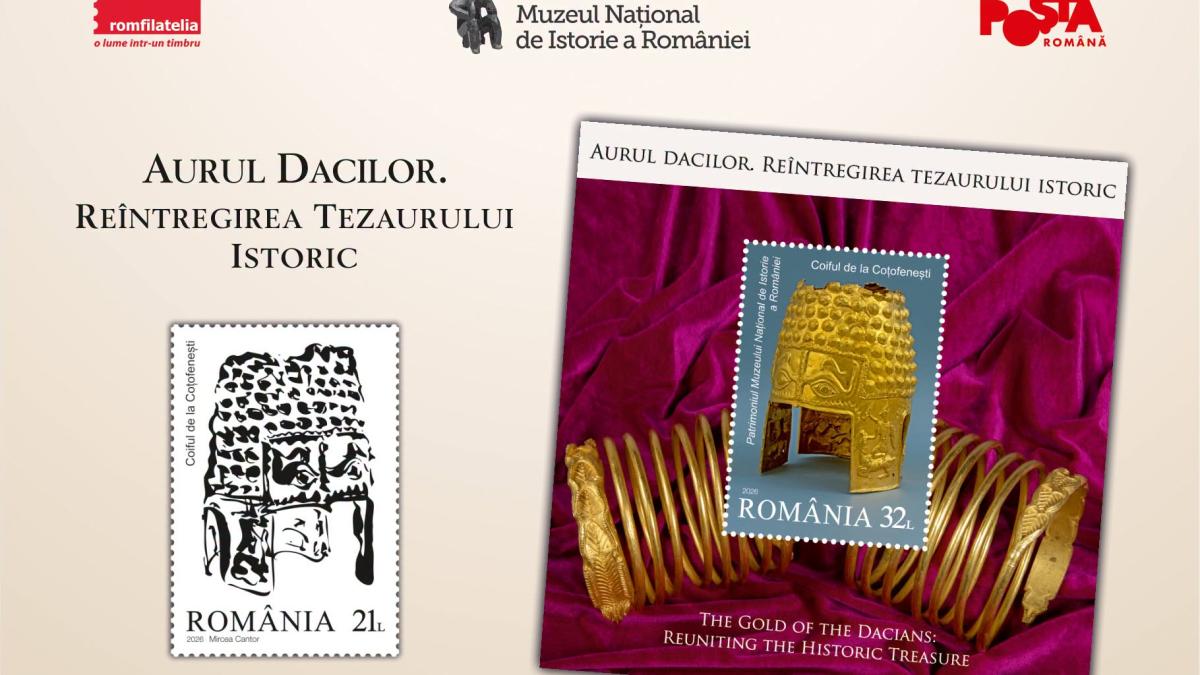 Lansarea emisiunii de mărci poștale dedicată Tezaurului Istoric la Muzeul Național de Istorie