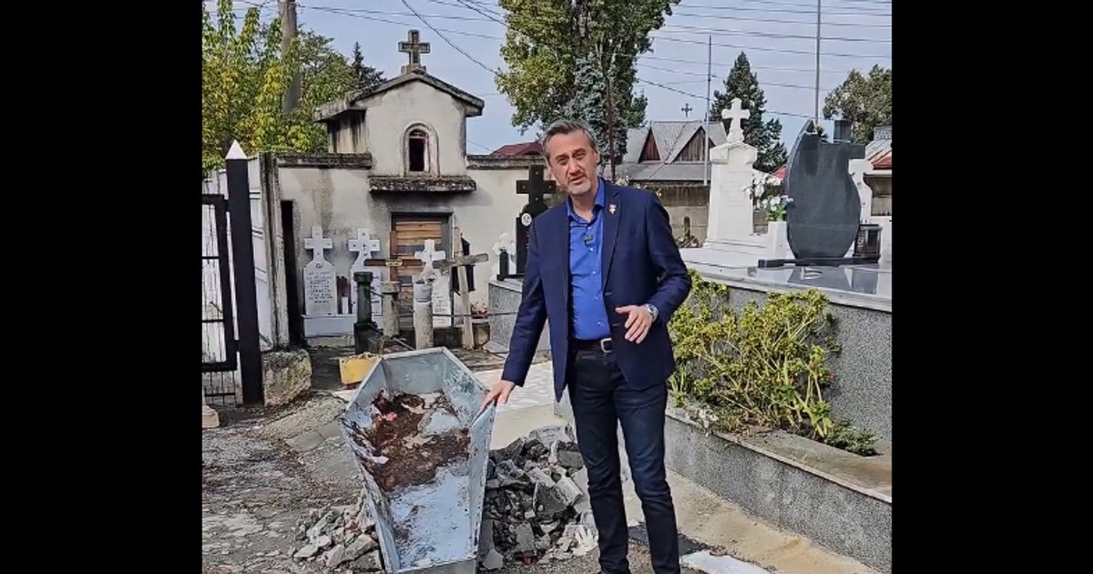 Scandal la cimitirul Strehareț din Slatina: Primarul acuză poliția că a refuzat o probă importantă