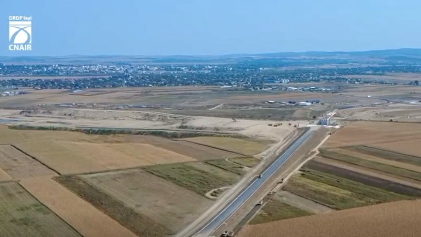 Autostrada A7 Bacău–Pașcani: Lucrările au depășit 60% și se estimează deschiderea a 49 de kilometri până în 2026