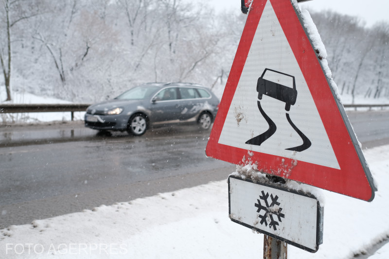 Atenție pentru șoferi în zonele montane: iarna a sosit deja la altitudini mari