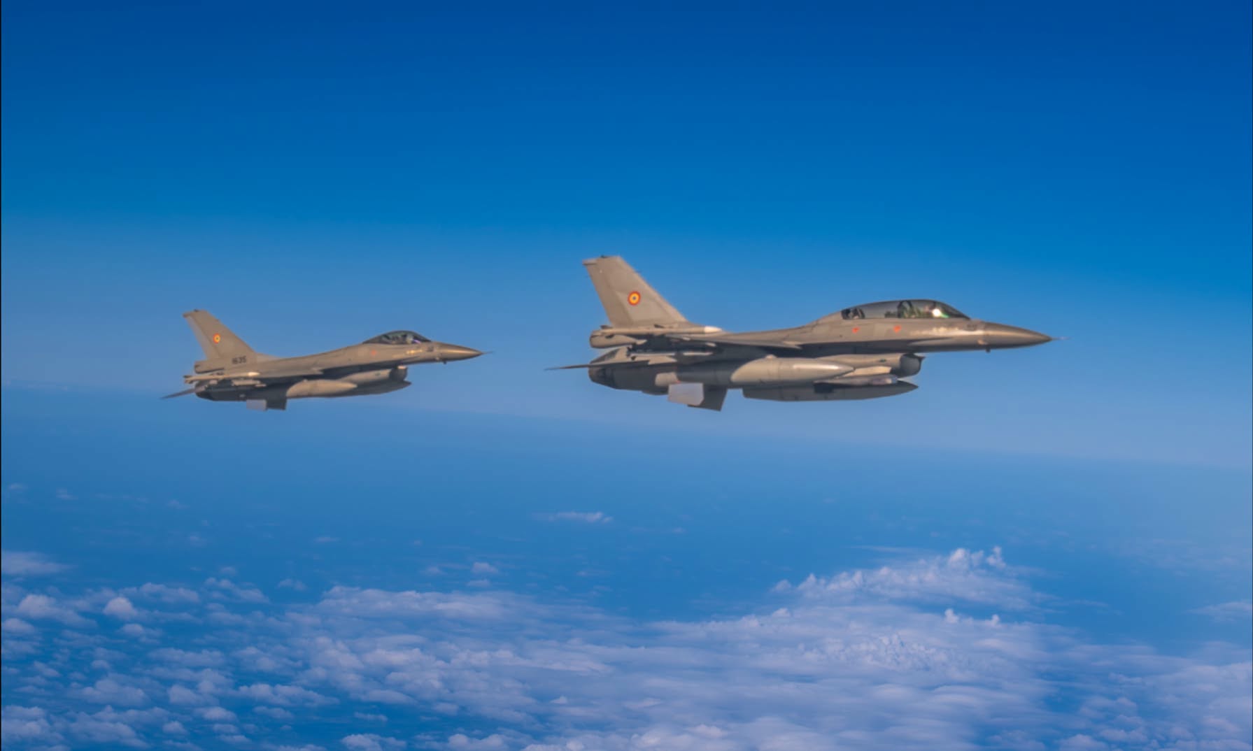 Două drone au fost doborâte de avioane F-16 deasupra Mării Negre, după intrarea în spațiul aerian al României