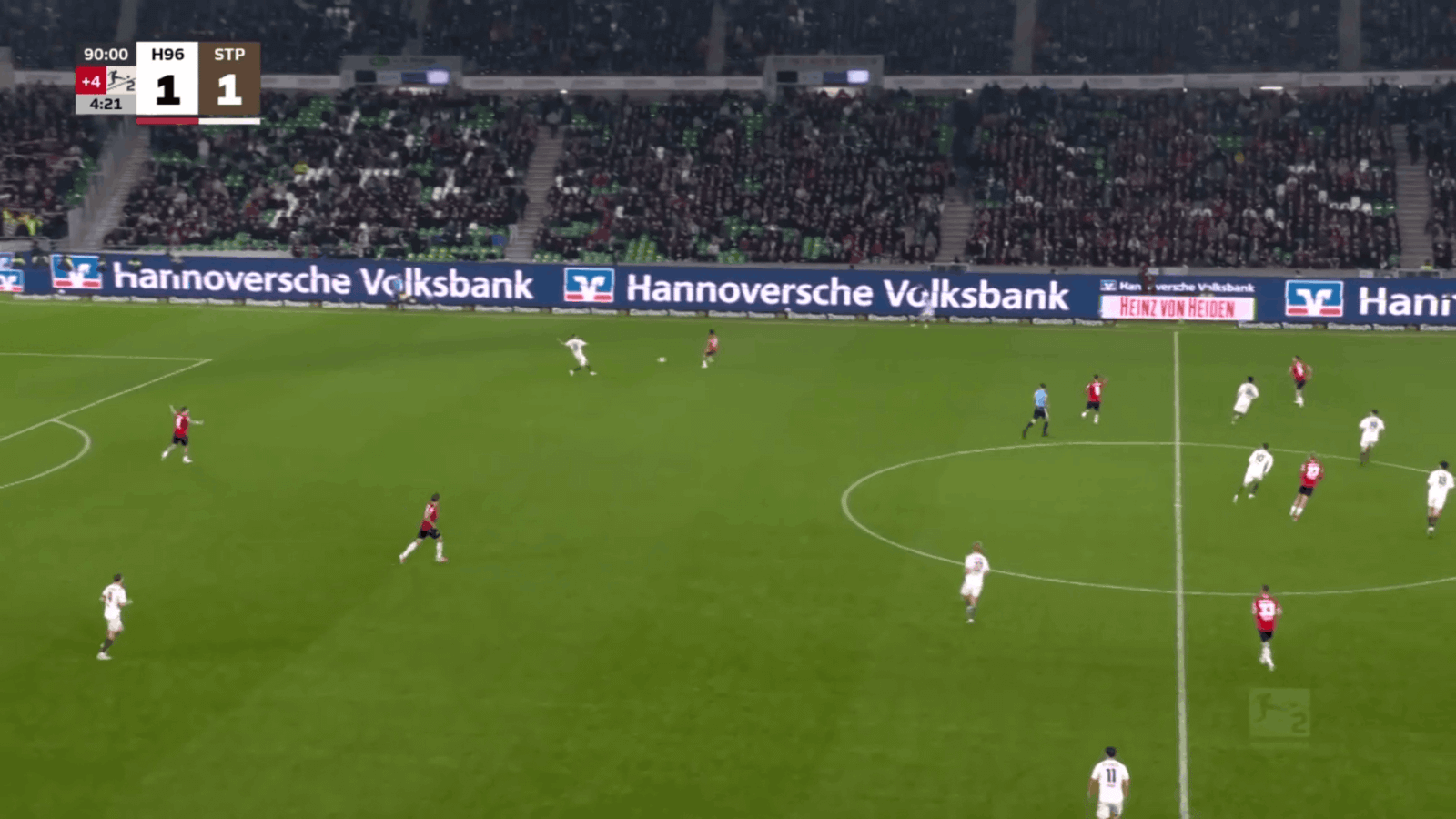 Zweite Bundesliga: Hannover 96 și St Pauli au împărțit punctele într-un meci cu multe ocazii
