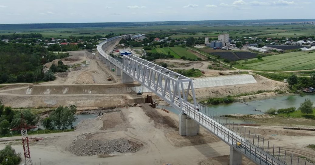 Modernizarea căii ferate București-Giurgiu: lucrările au ajuns la un stadiu de 19%