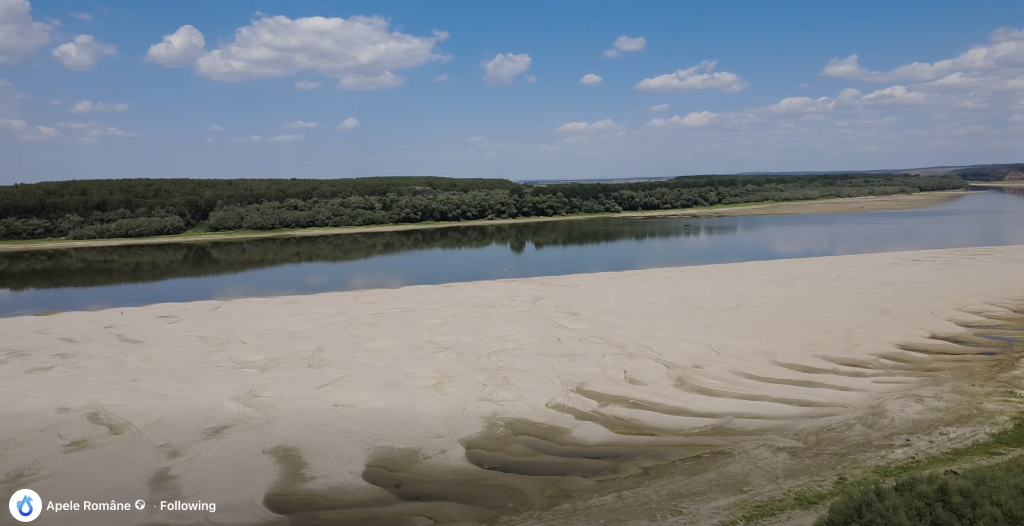 Debitul Dunării la intrarea în România înregistrează o creștere ușoară, la 1.300 m3/s