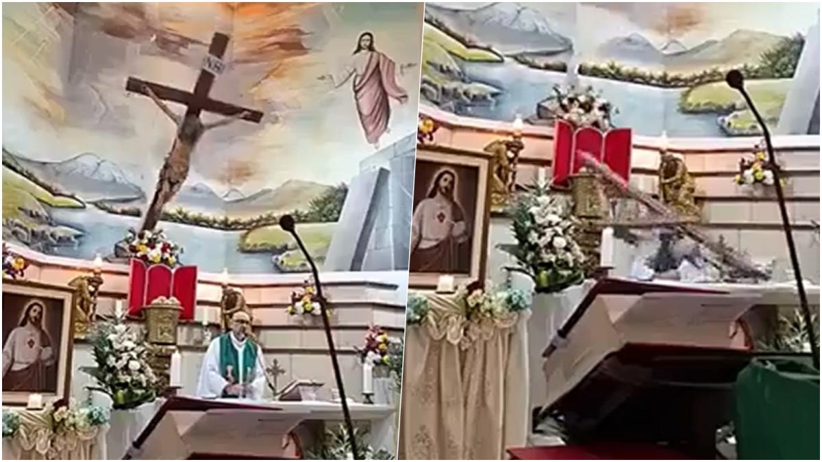 Tragedie în Ecuador: Un preot a murit după ce o cruce masivă de lemn s-a prăbușit peste el în timpul slujbei