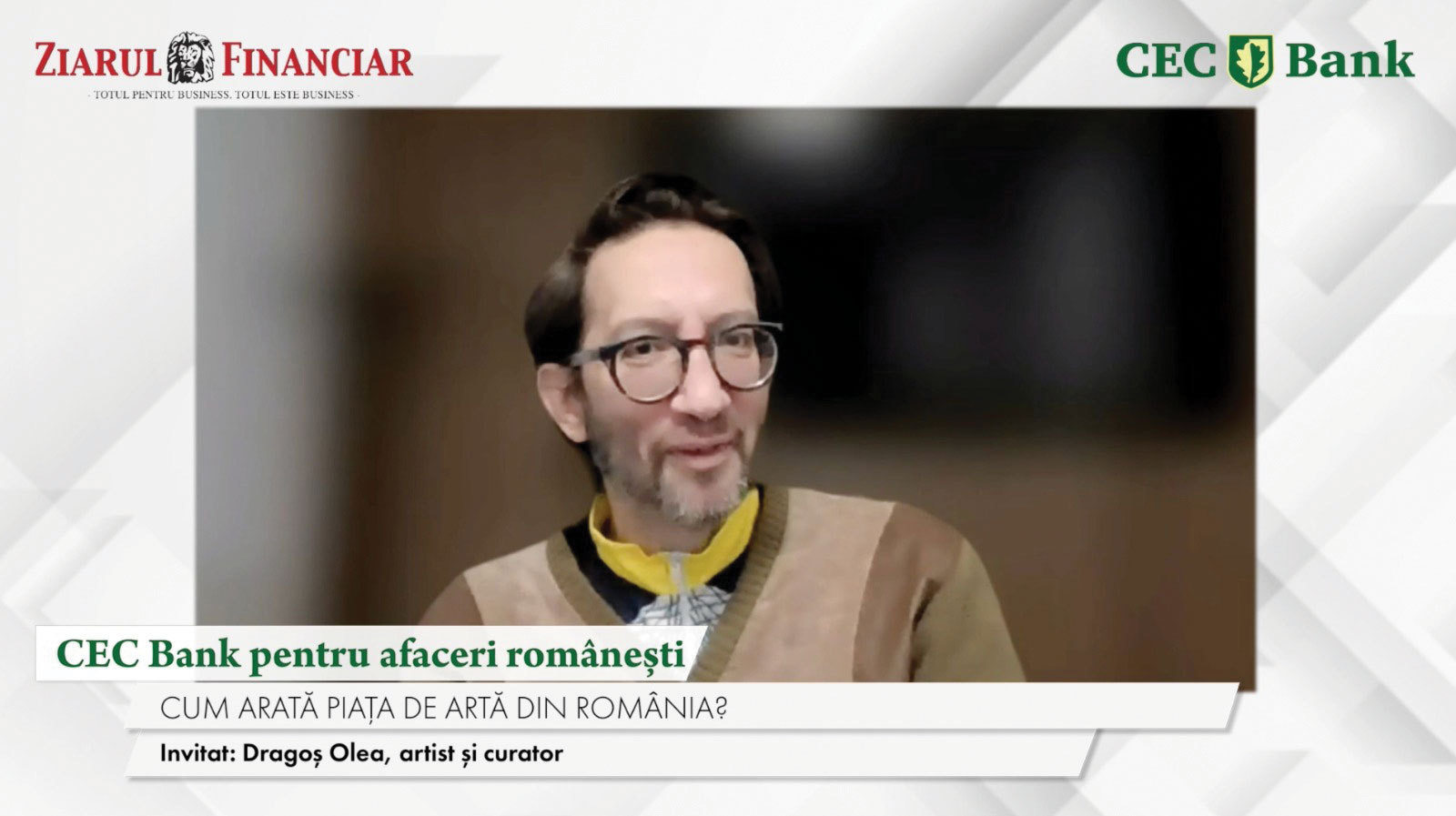 Rolul companiilor în dezvoltarea pieței de artă din România, conform lui Dragoș Olea