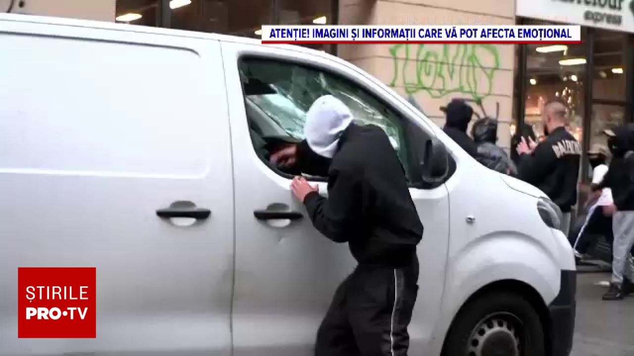 Violențe și jafuri în Franța și Italia: poliția a pierdut controlul, iar magazinele din Milano sunt închise
