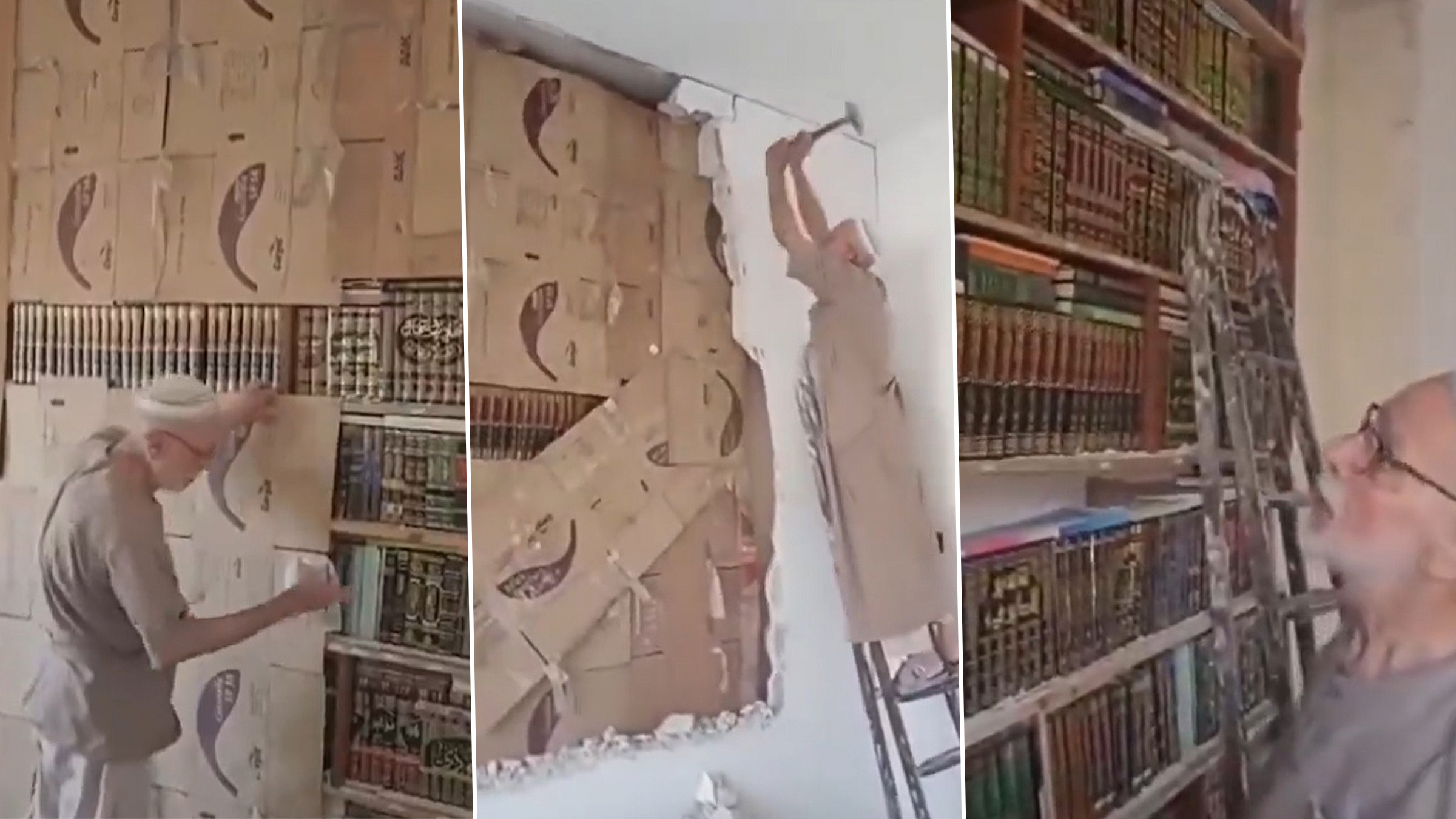 Un sirian a recuperat biblioteca ascunsă în zid timp de 15 ani de teama regimului Bashar al-Assad