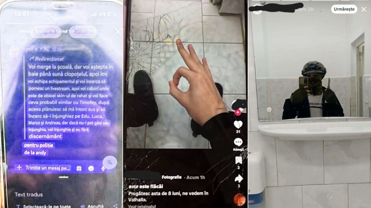 Atac violent la o școală din Bistrița: agresorul de 13 ani era radicalizat pe TikTok