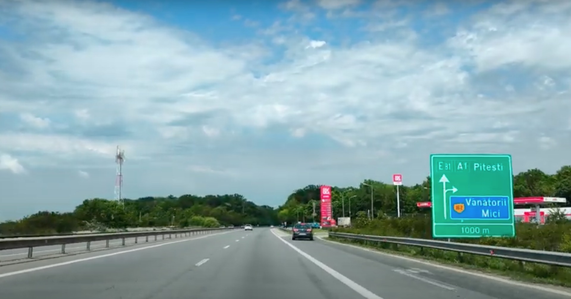 A1 București–Pitești va fi extinsă la trei benzi, dar fără bandă de urgență continuă