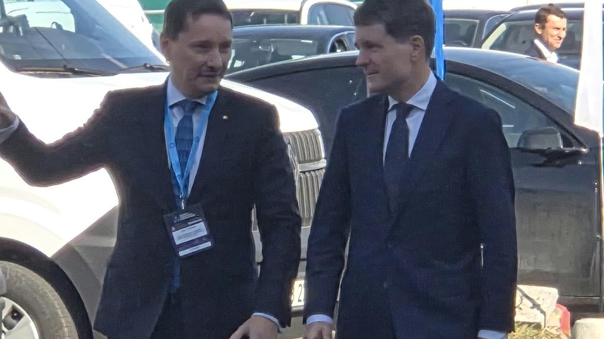 Nicușor Dan susține un discurs la conferința internațională Bucharest Cybersecurity Conference 2026