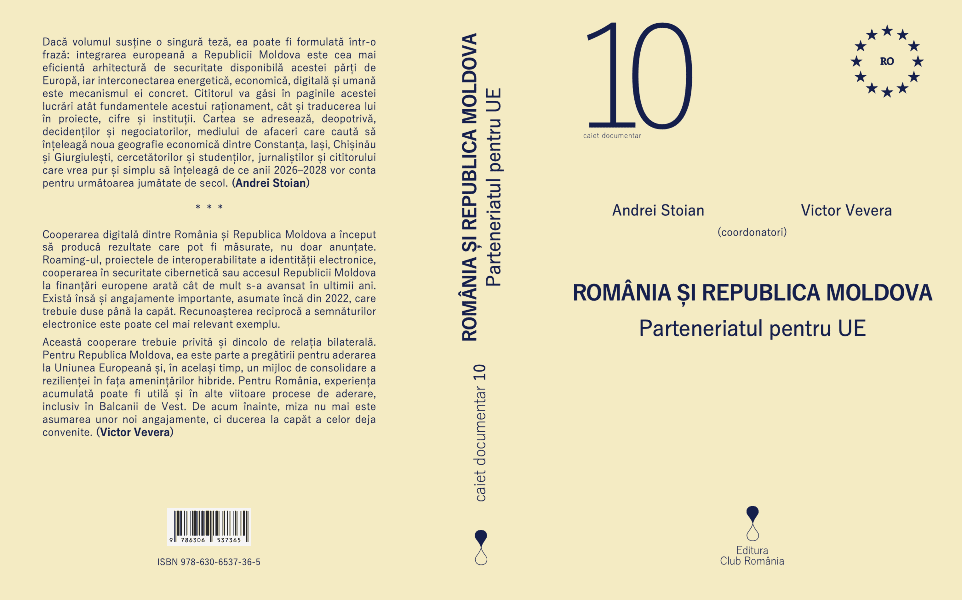 Lansare editură Club România: Nou volum despre parteneriatul dintre România și Republica Moldova pentru aderarea la UE