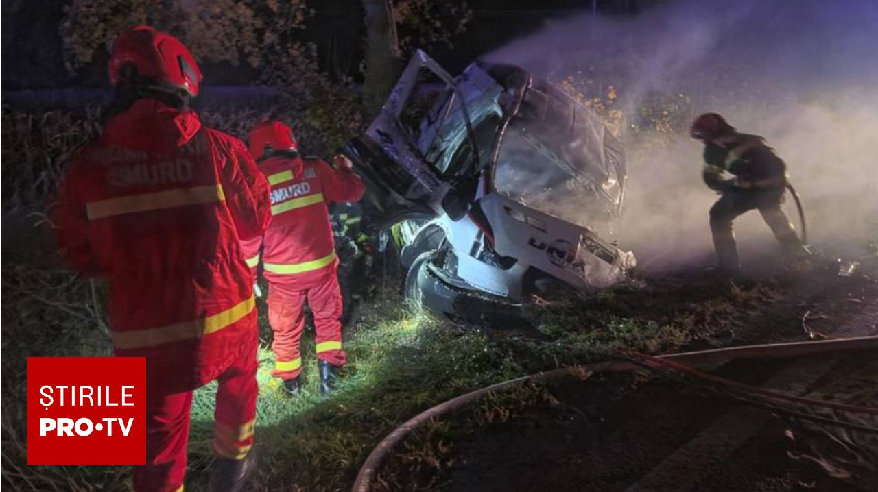 Tragedie rutieră în Iași: Doi șoferi au murit după o coliziune violentă între un autoturism și o autoutilitară