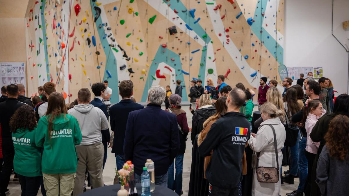 Iașul are cea mai mare sală de cățărat din oraș: s-a inaugurat centrul Climb Again