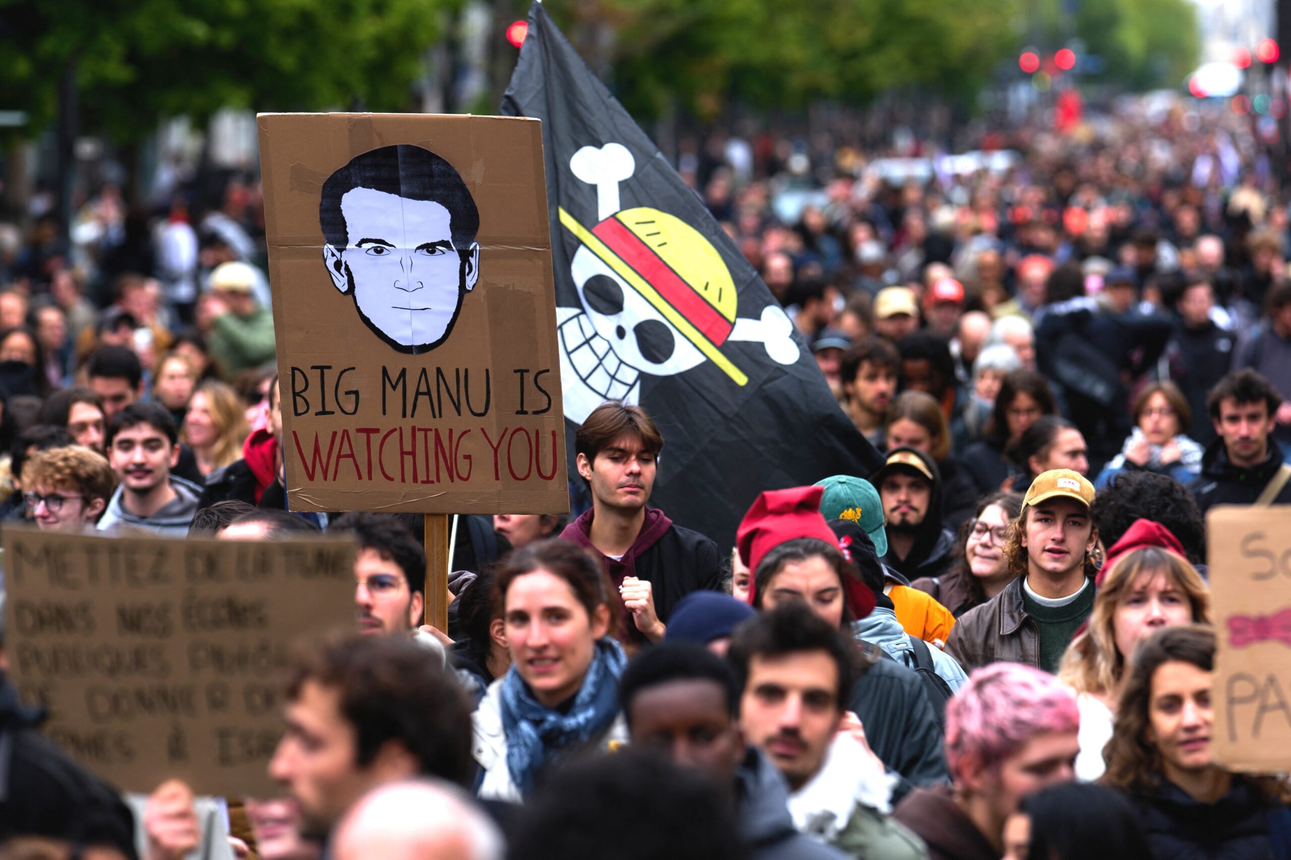Proteste în Franța: 1.314 arestări și anunțarea unei noi mobilizări pentru 31 octombrie