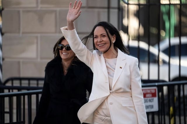 Lidera opoziției din Venezuela, María Corina Machado, s-a întors în țară după 10 luni de exil