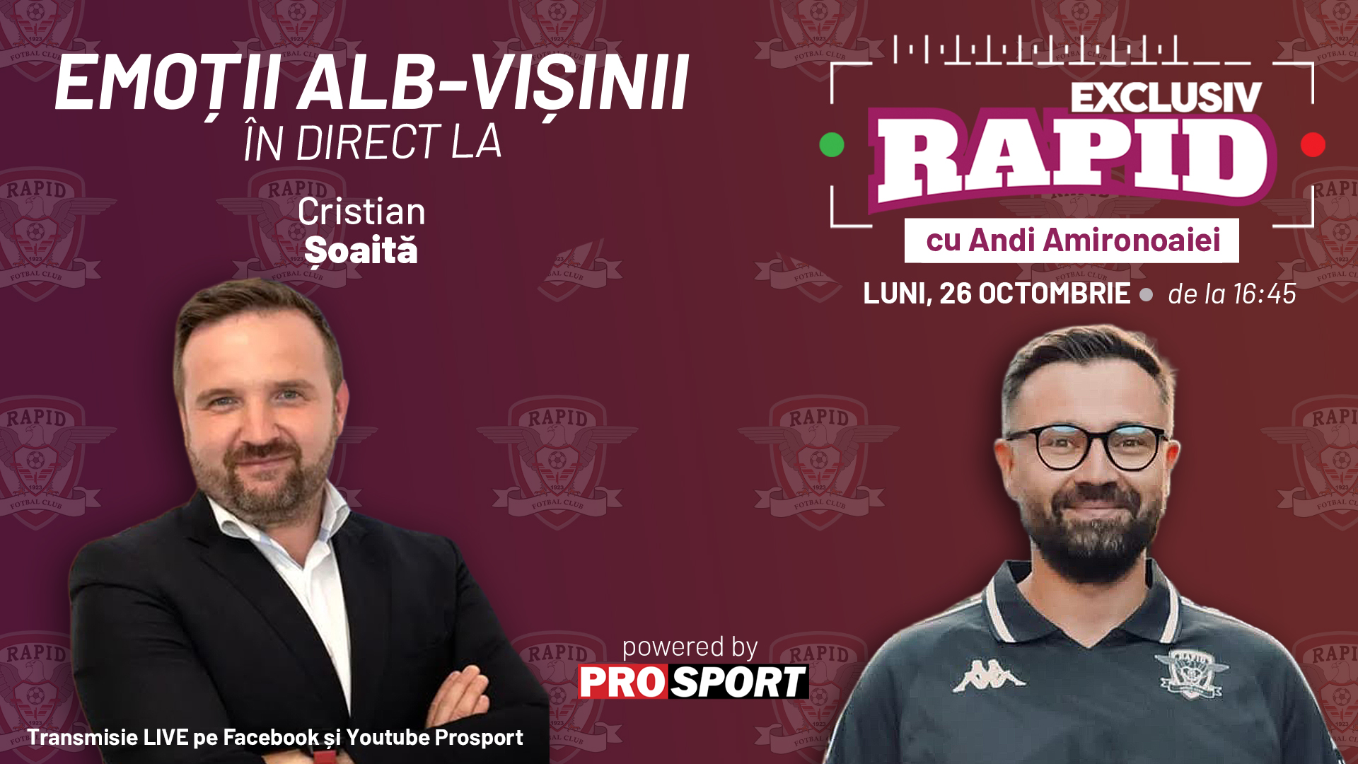 Cristian Șoaita analizează în emisiunea Exclusiv Rapid prăbușirea echipei după derby-ul cu FCSB