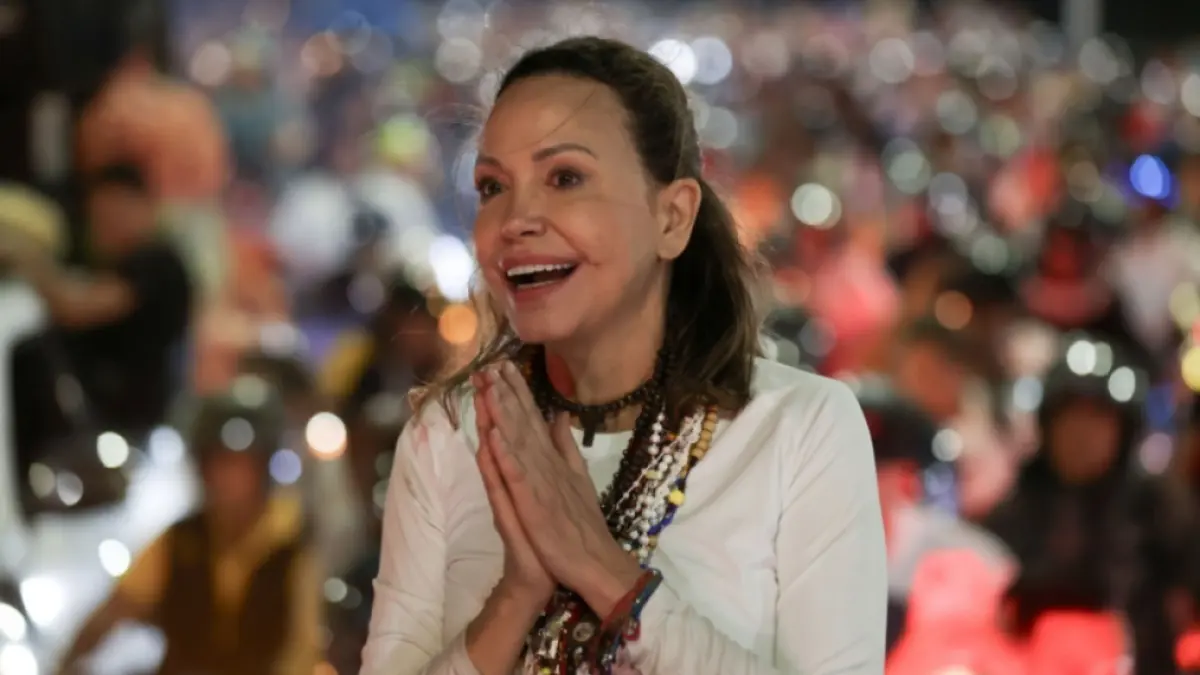 Lidera opoziției din Venezuela, María Corina Machado, s-a întors în țară după exil