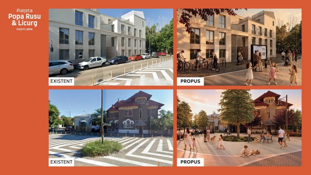Zece piațete din zona centrală a Sectorului 2 vor fi reabilitate prin proiectul Piațete Libere