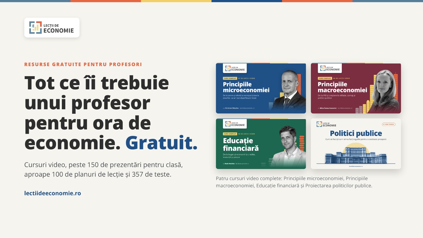 LecțiiDeEconomie.Ro: Se lansează o platformă gratuită pentru educația financiară a elevilor și profesorilor
