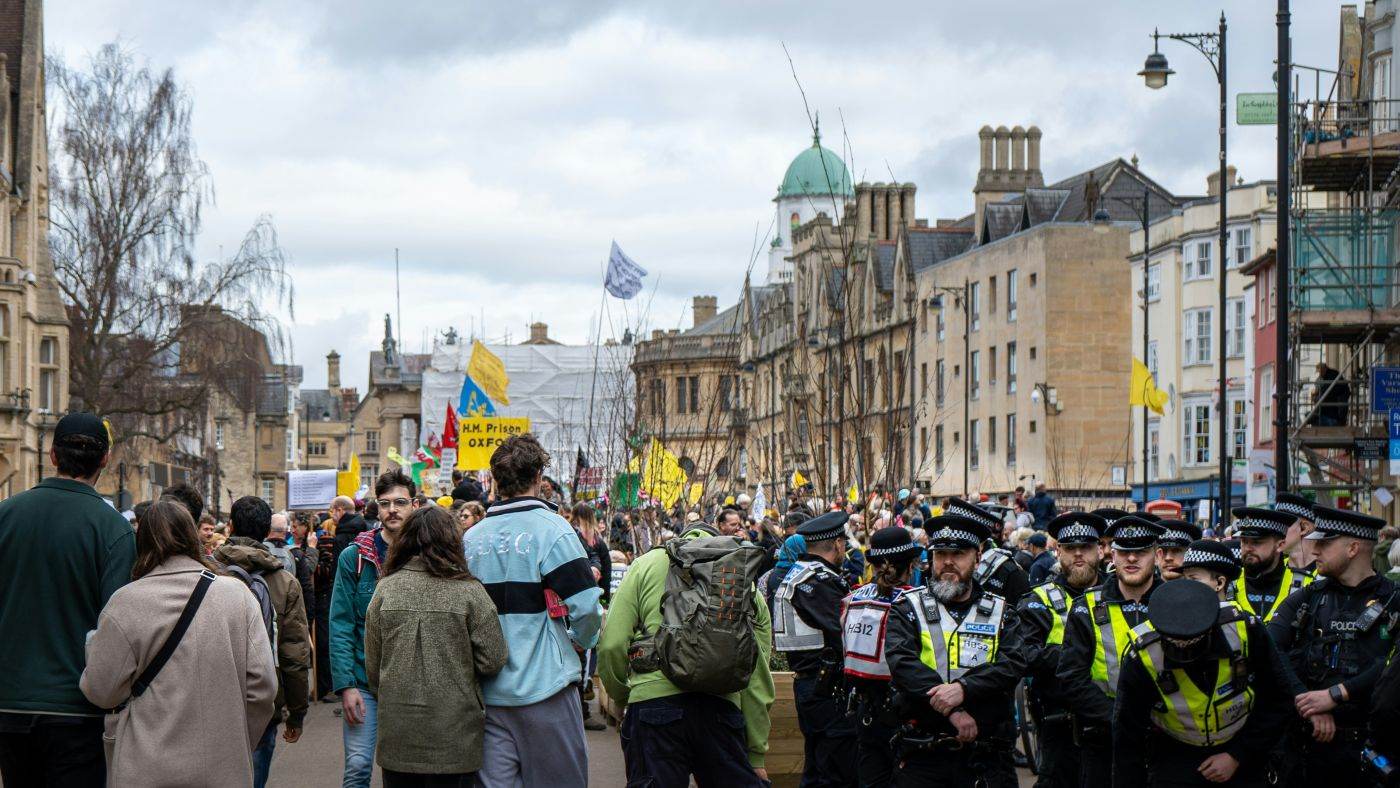 48 de persoane au fost arestate în Londra în timpul unui protest împotriva interzicerii Palestine Action