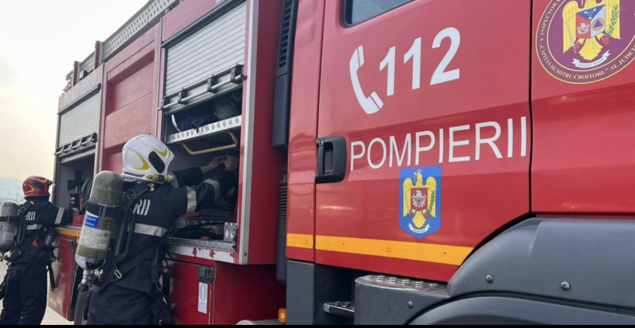 Fisură la o conductă de gaz în Sânnicolau Mare: Intervenție de urgență cu autospeciale CBRN