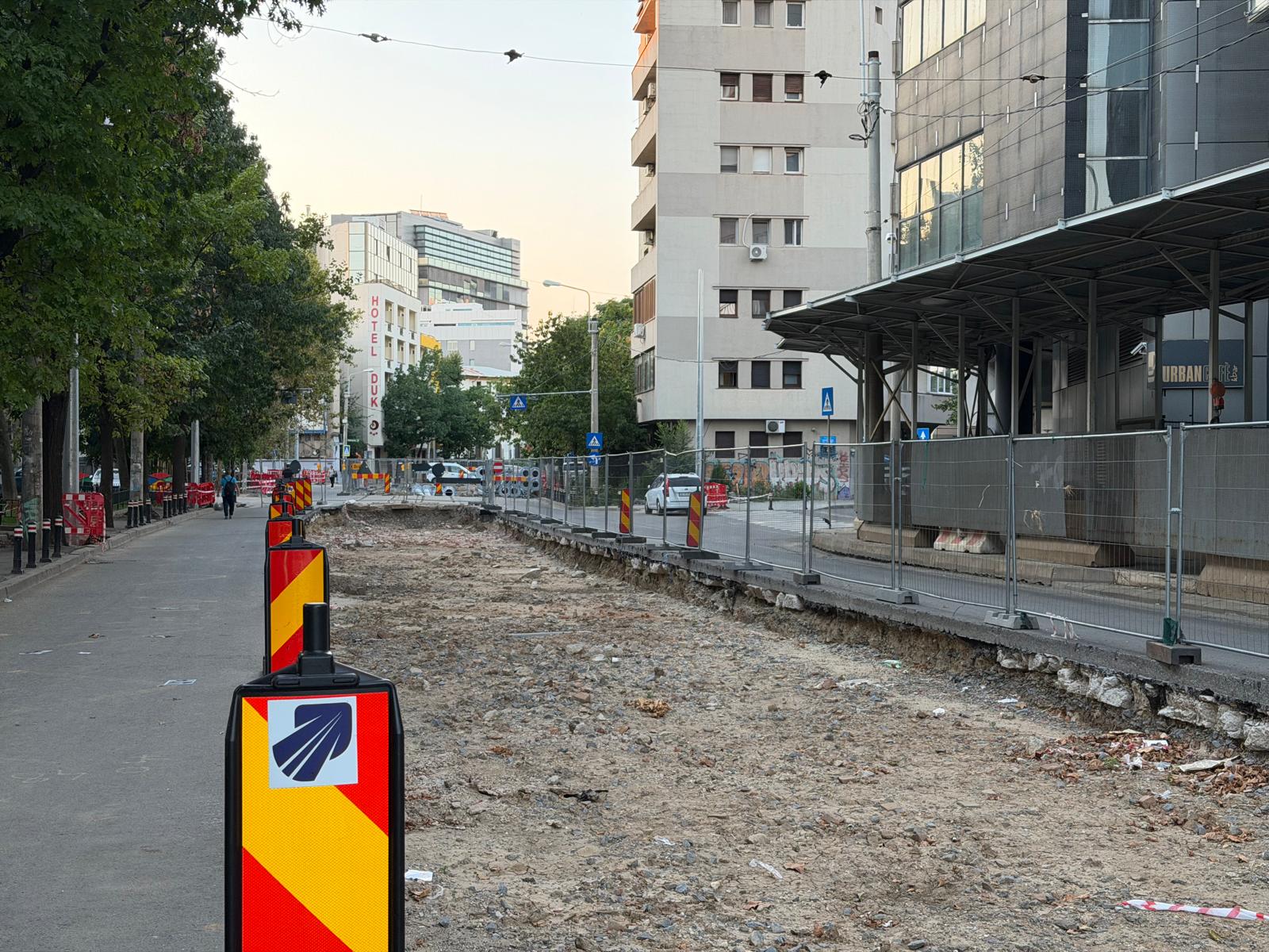 Vestigii ale vechiului București descoperite sub șinele de tramvai de pe strada Armand Călinescu