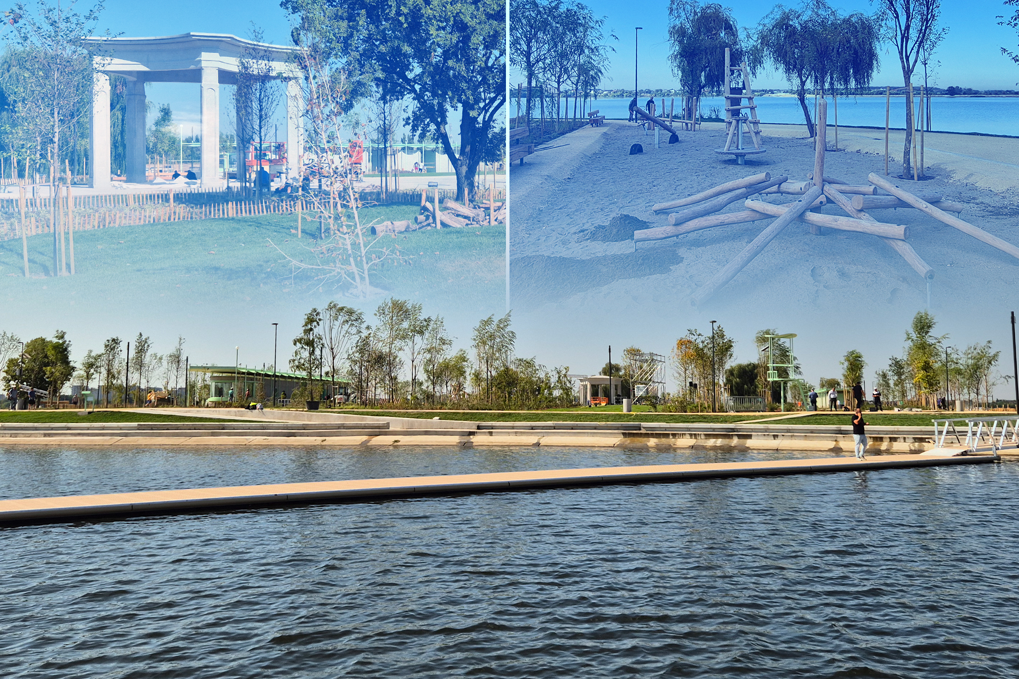 Insula de pe Lacul Morii a fost transformată într-un parc natural după decenii de paragină