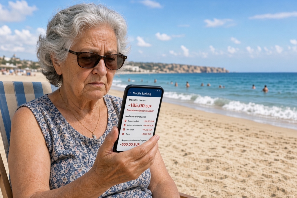 O pensionară din Croația regretă vacanța de la mare: a cheltuit aproape întreaga pensie