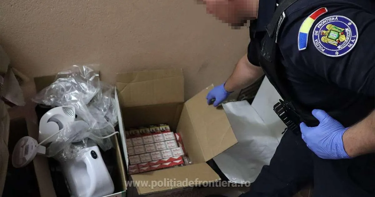 Poliția Română a confiscat peste 65 de milioane de țigări și 9,7 tone de tutun în 2026