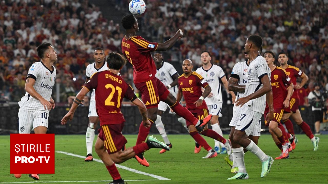 AS Roma și Inter Milano au împărțit punctele pe Olimpico după un duel plin de spectacol