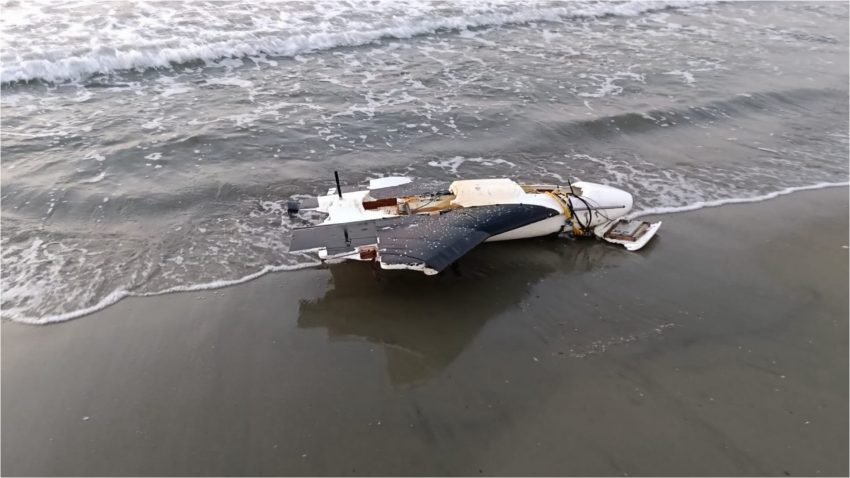 Resturi de dronă au fost găsite în Marea Neagră, în zona Grindului Chituc