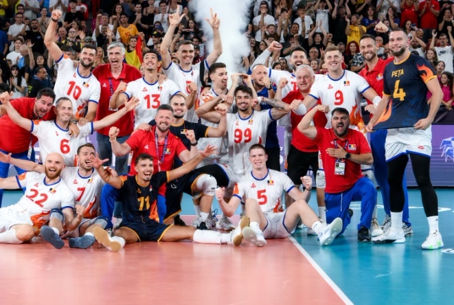 România a calificat în sferturile de finală la Campionatul European de volei masculin după victoria cu Ucraina