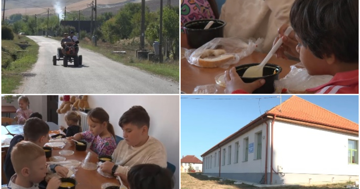 Elevii dintr-o comună din Cluj primesc zilnic mese calde finanțate de Uniunea Europeană