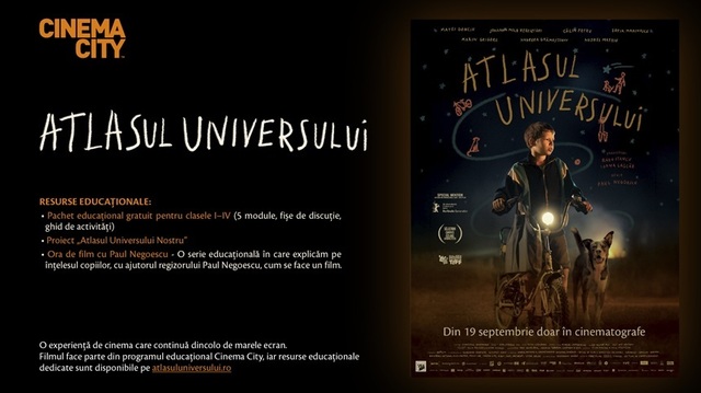 „Atlasul Universului" duce filmul în școli: pachet educațional gratuit pentru clasele I-IV