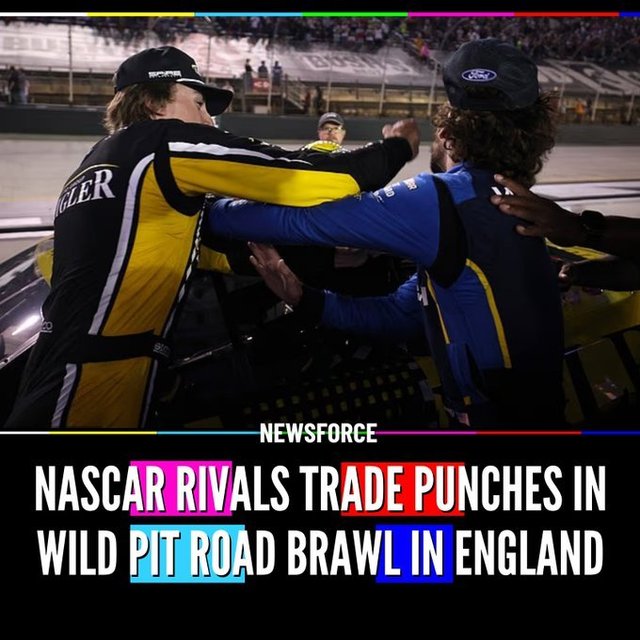 Conflict fizic între piloții Ryan Blaney și Carson Hocevar după cursa NASCAR de la Bristol