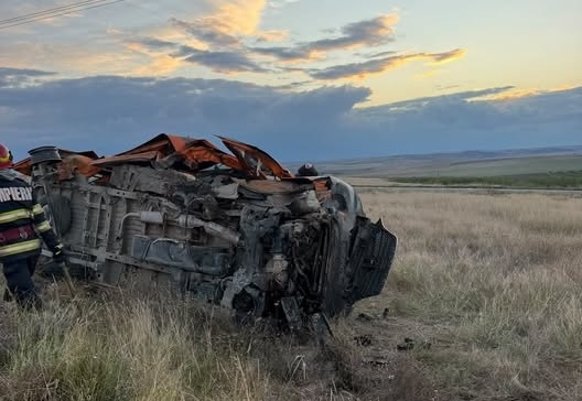 Accident cu microbuz în apropierea localității Săcele: șase persoane au fost rănite