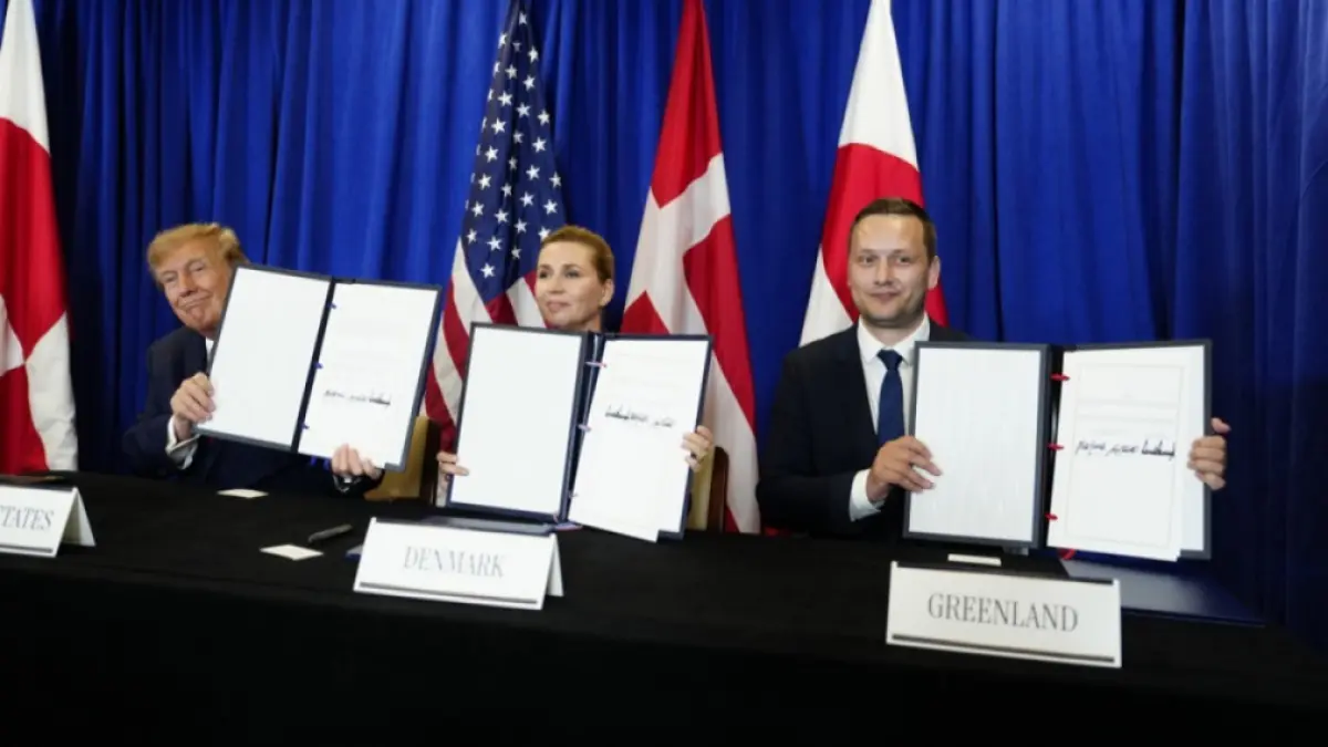 Donald Trump a semnat acordul de securitate cu Danemarca și Groenlanda pentru controlul teritoriului