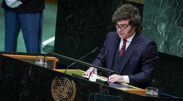 Javier Milei a atacat dur ONU, numind-o o organizație inutilă care alimentează o castă de paraziți
