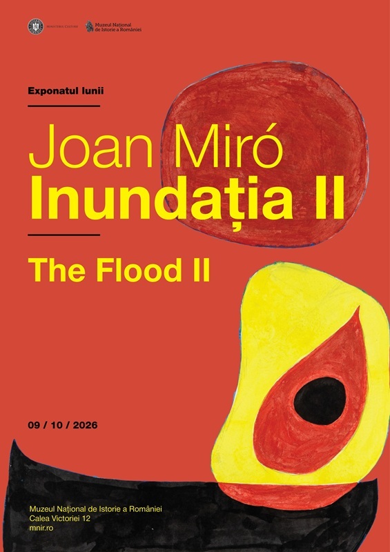 O lucrare unică a lui Joan Miró, inspirată de inundațiile din România, este expusă la Muzeul Național de Istorie a României