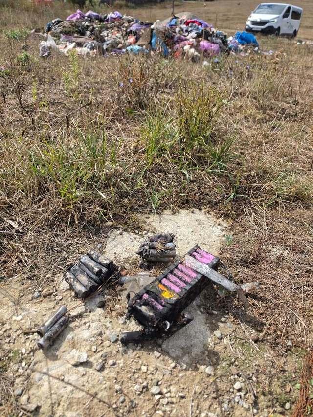 Incendiu într-un autospecială de salubrizare din Sibiu din cauza unei baterii de trotinetă