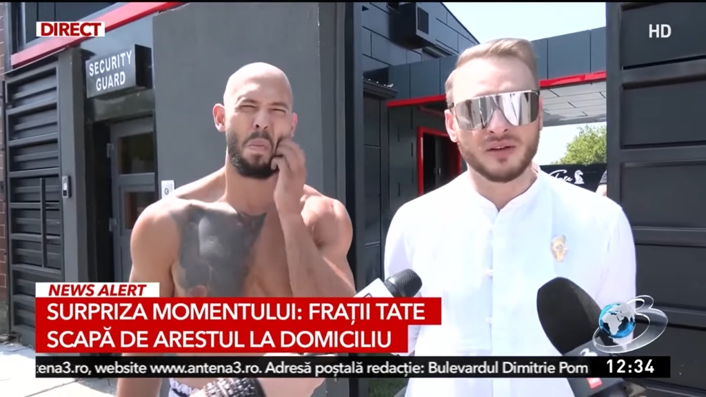 Verișorul avocatului fraților Tate este trimis în judecată pentru un nou viol în Vaslui