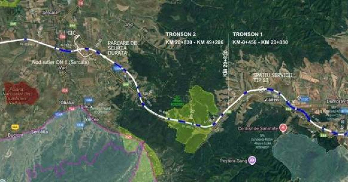 Autostrada Brașov-Făgăraș: Guvernul a aprobat indicatorii tehnico-economici pentru investiția de 9,3 miliarde de lei