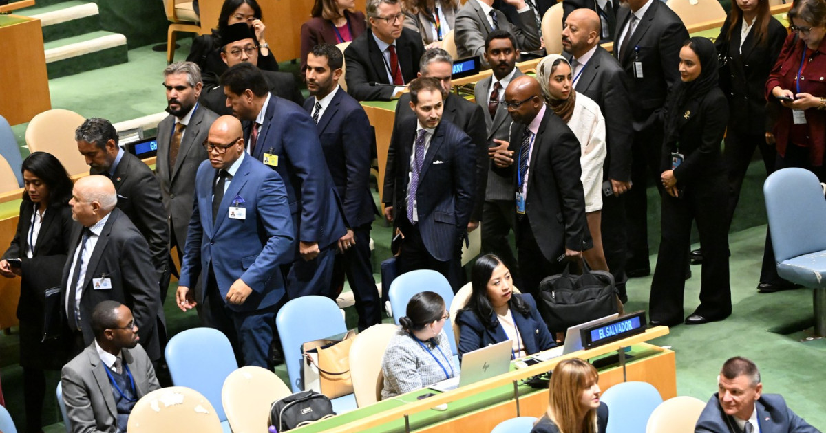 Protest în timpul discursului lui Benjamin Netanyahu la Adunarea Generală a ONU: zeci de delegații au părăsit sala